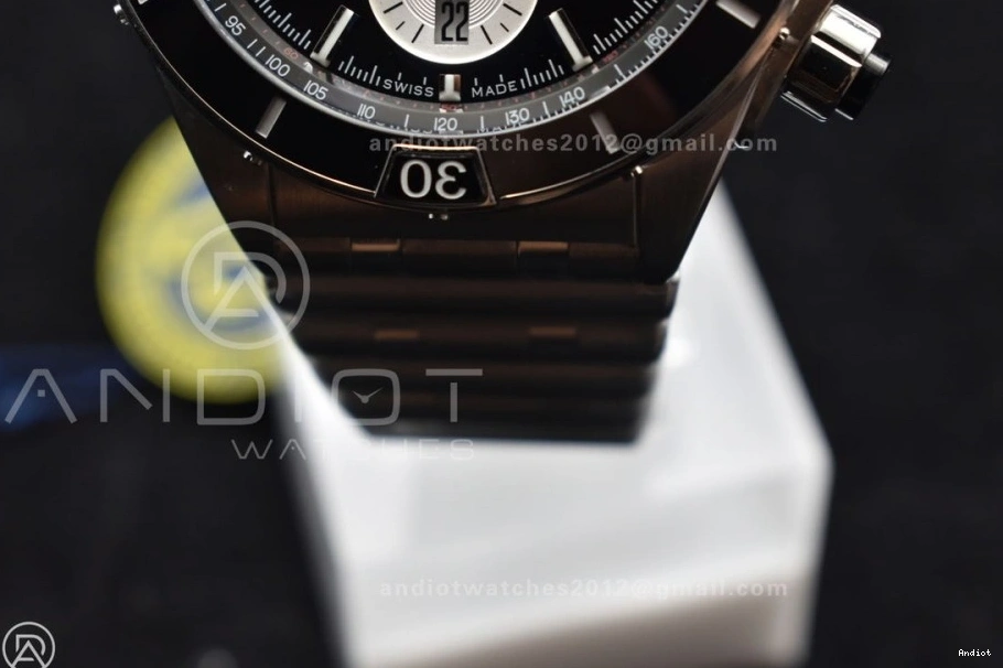 Black A7750 on SS 1:1 Chronomat Dial 44mm Edition BLSF Best B01 SS Bracelet 1105